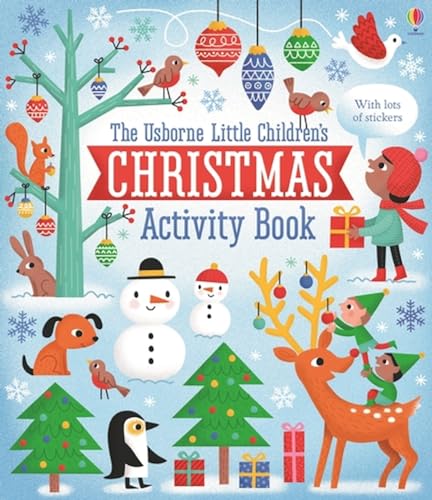 Little Children's Christmas Activity Book: With lots of stickers (Little Children's Activity Books)